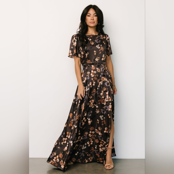 Baltic Born Agnes Satin Maxi Dress - Picture 3 of 4